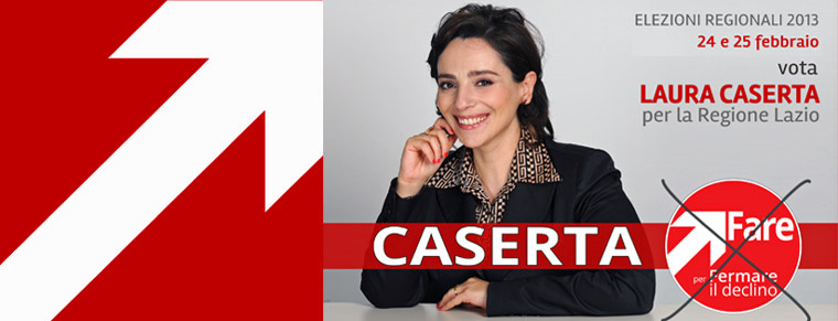 Laura Caserta-campagna elettorale 2013